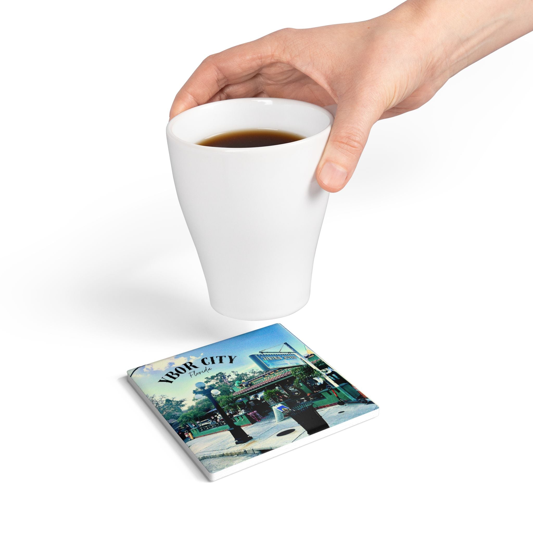 James Joyce Irish Pub, Ybor City Ceramic Coaster