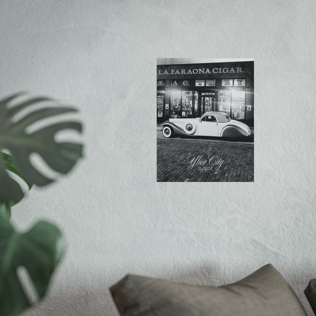 Black and White Vintage Classic Car Wall Art