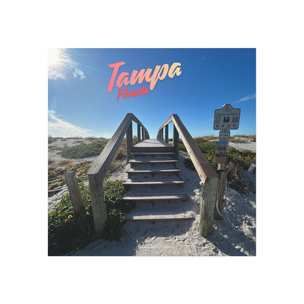 Tampa Florida Beach Access Magnet