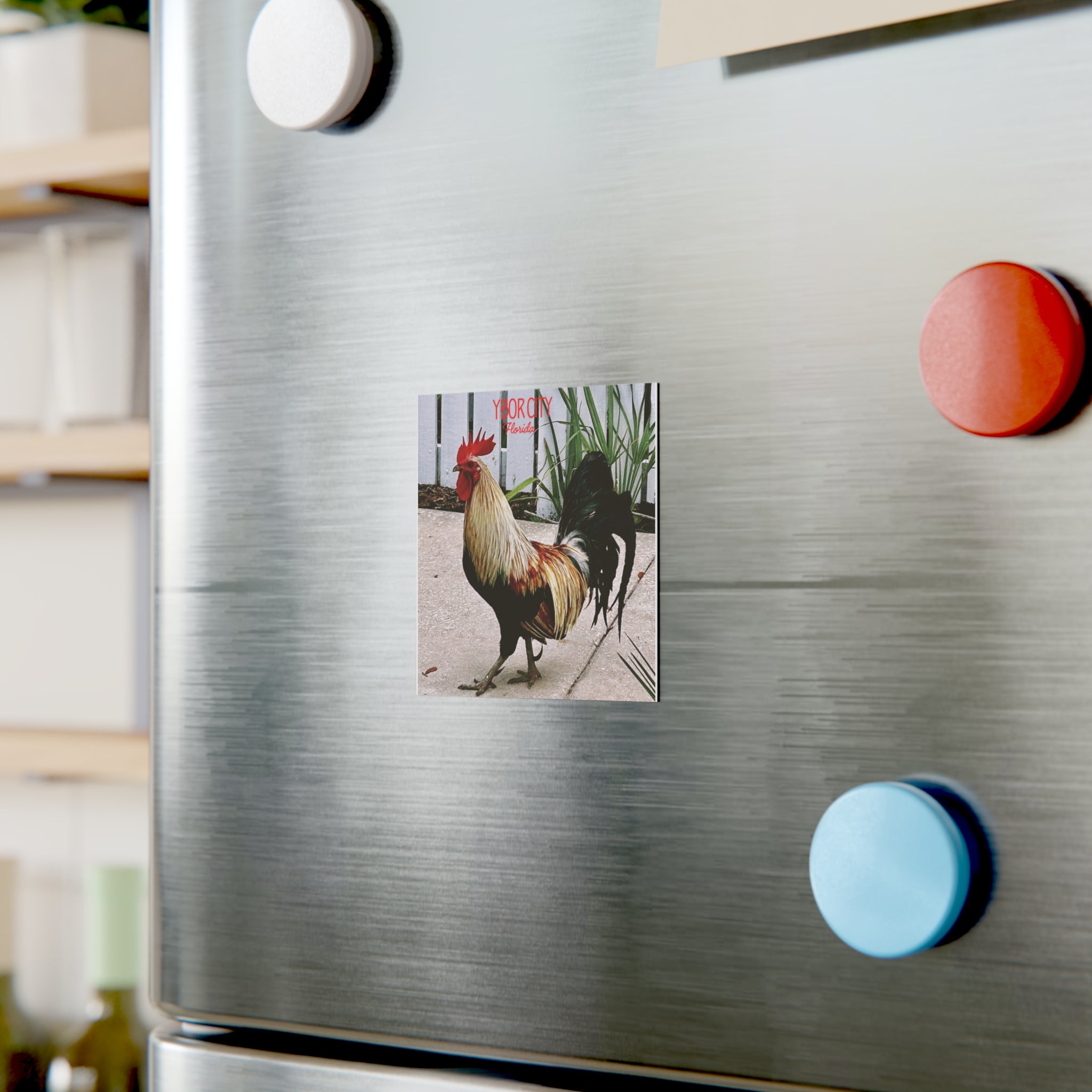Ybor City Rooster Magnet