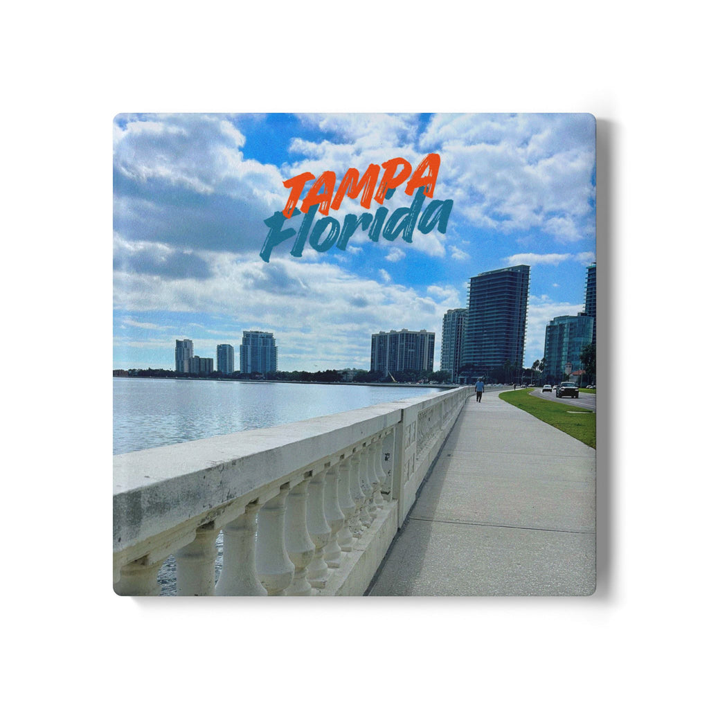 Bayshore Boulevard Ceramic Coaster