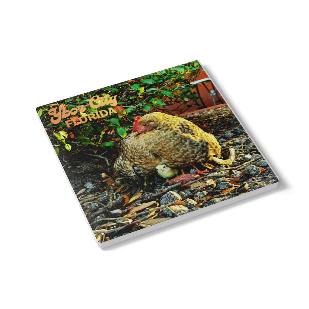 Ybor City Hen & Chick Coaster