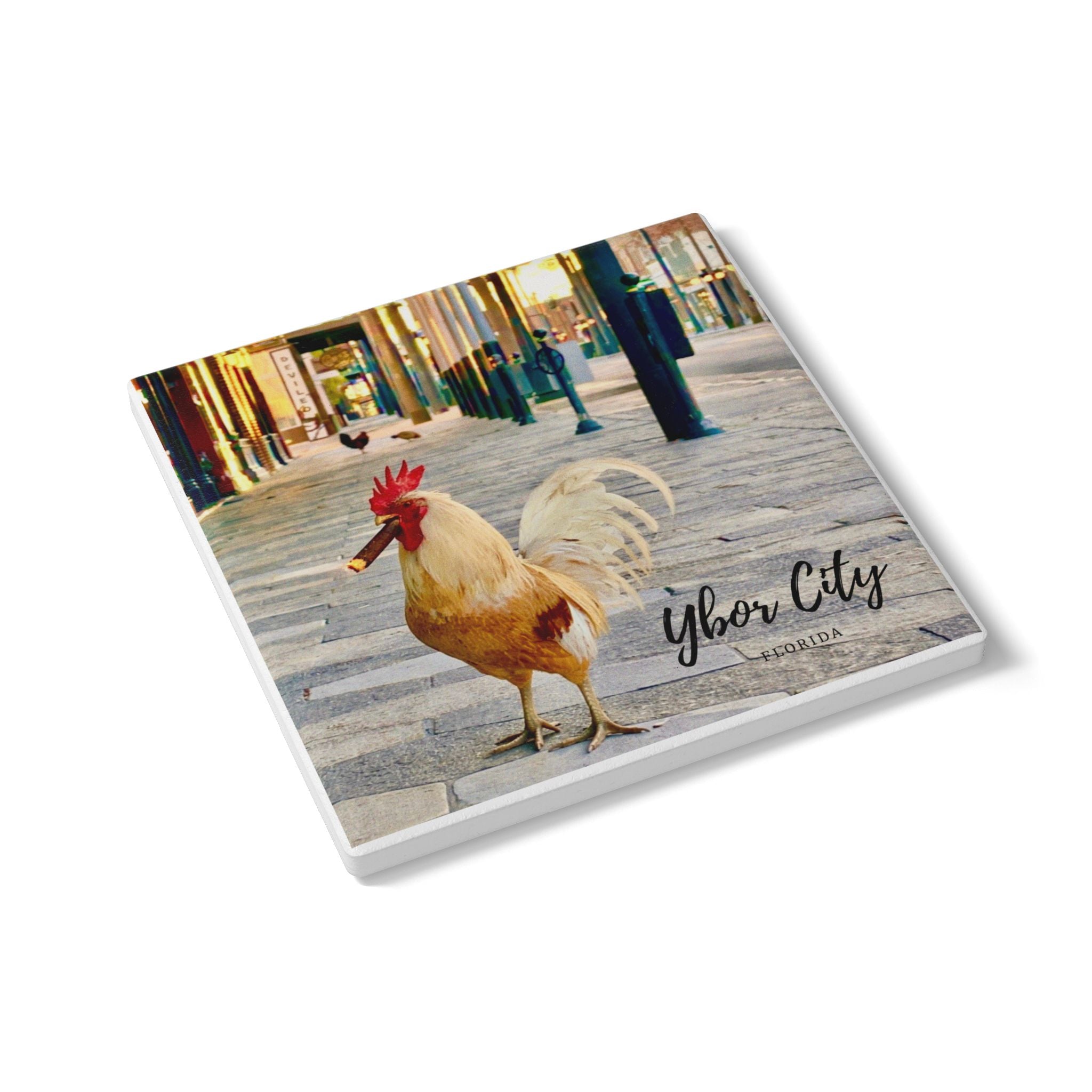 Ybor City Cigar Rooster Coaster