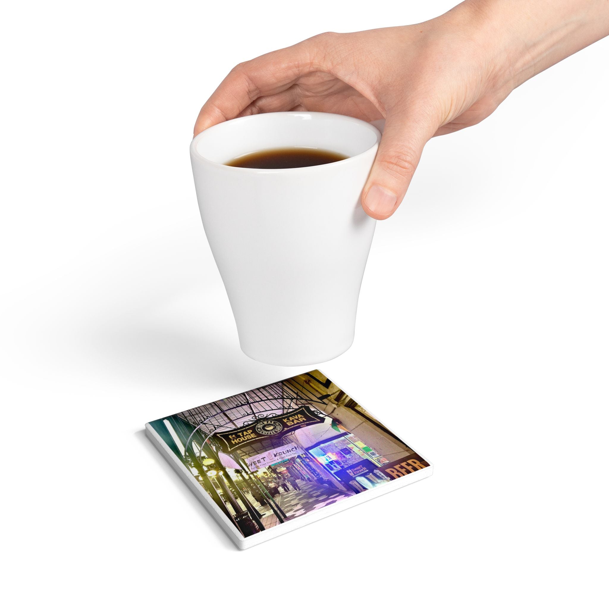“Ybor City Tap House & Kava Bar” Coaster