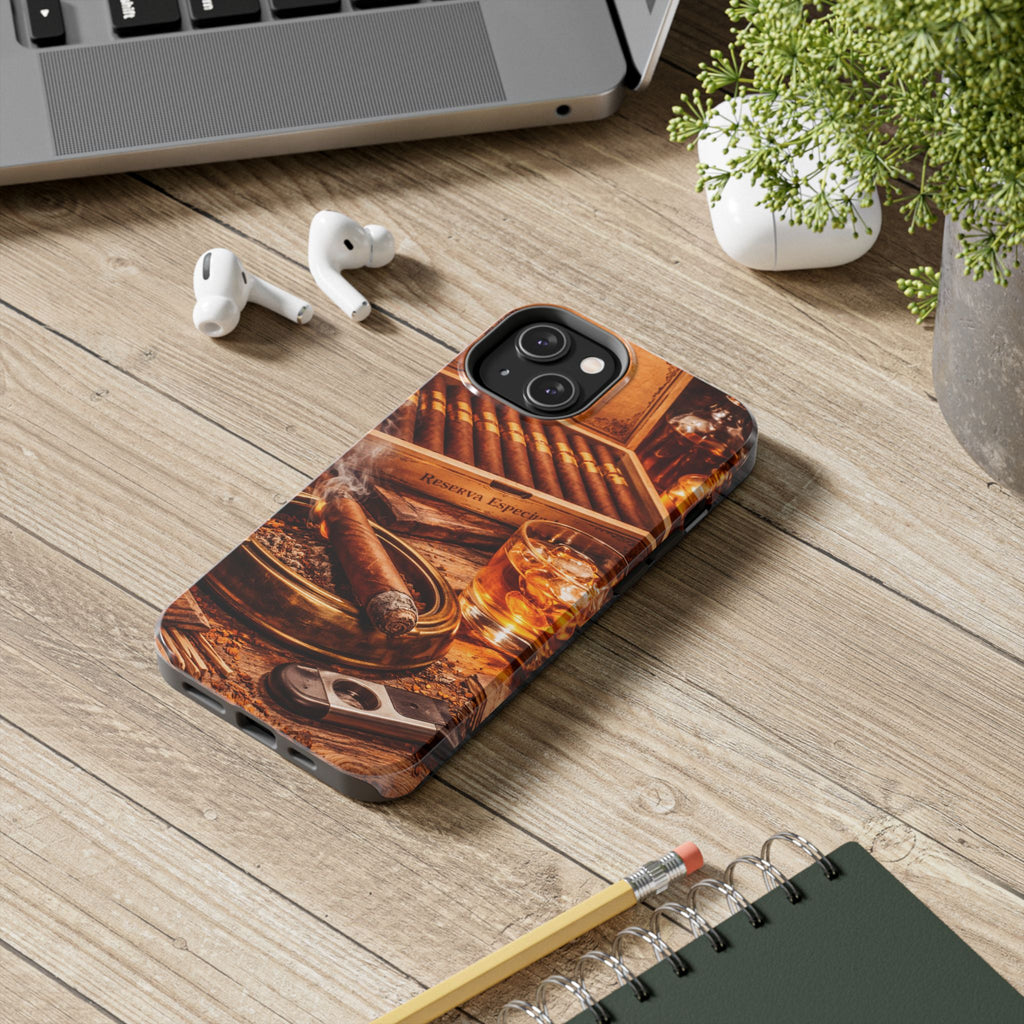 Cigar & Whiskey Phone Case