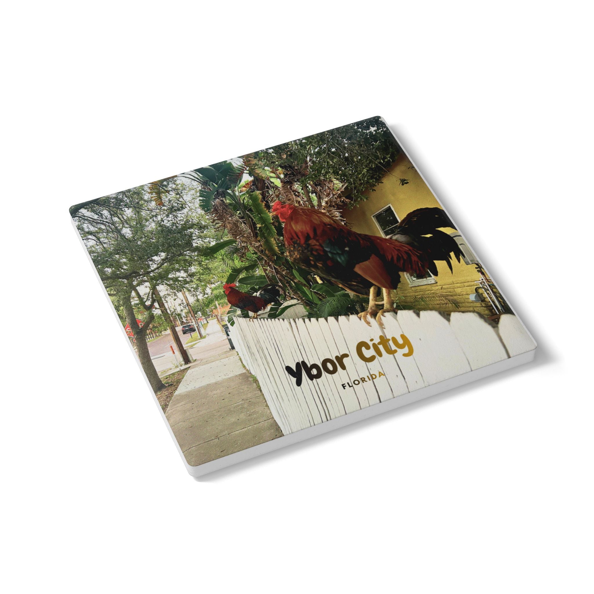 Ybor City Rooster Fence Coaster