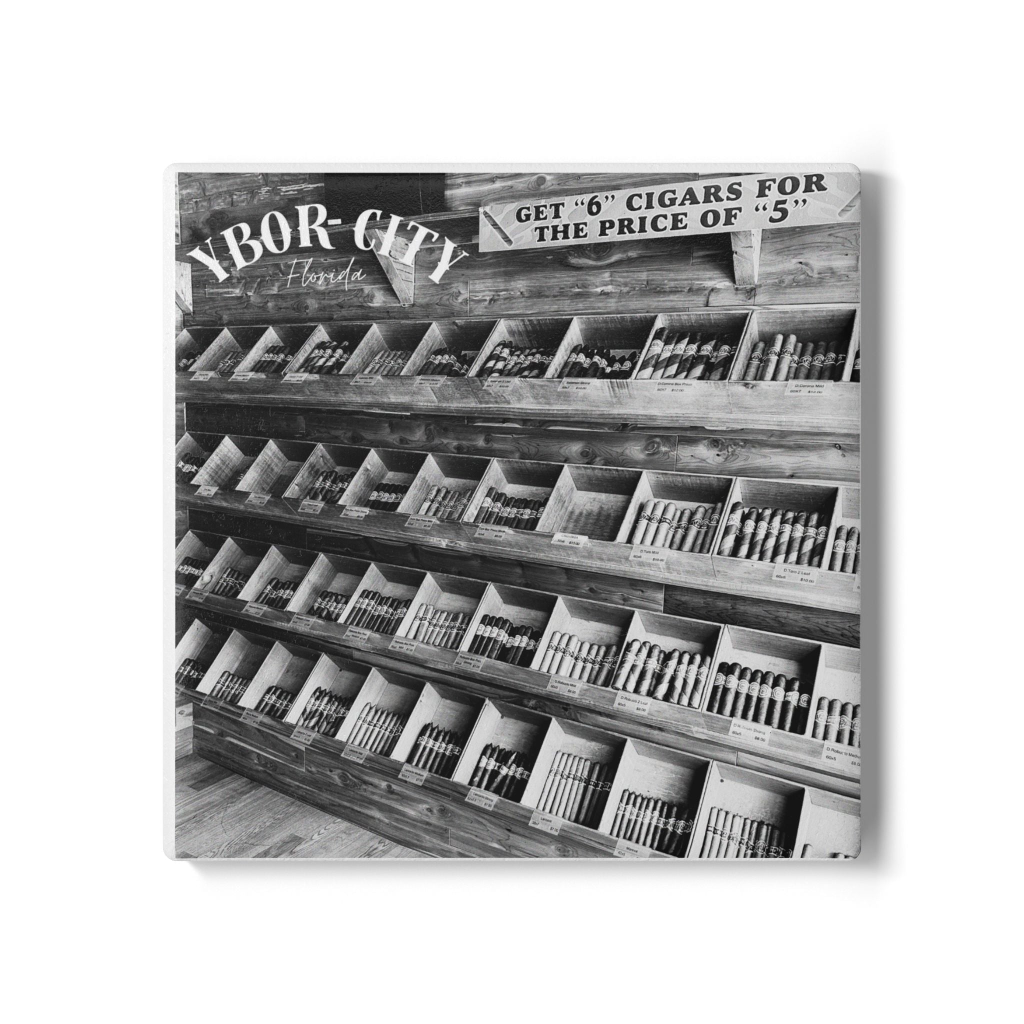 Ybor City Cigar Wall Coaster