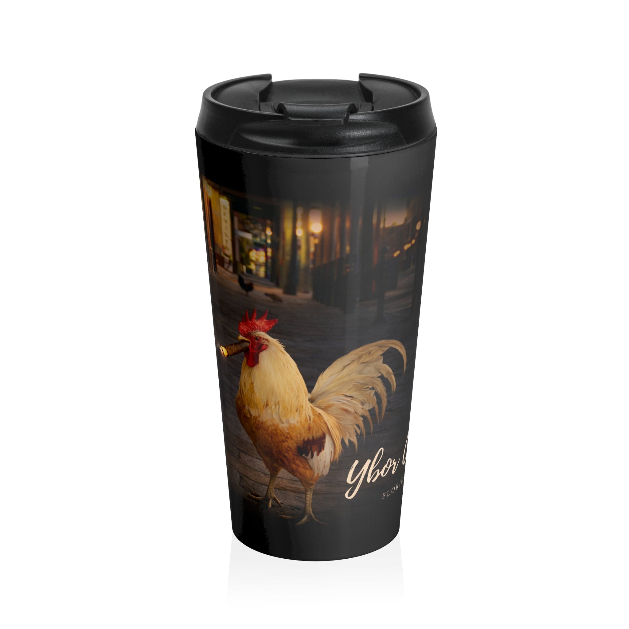 Ybor City Night Rooster Tumbler