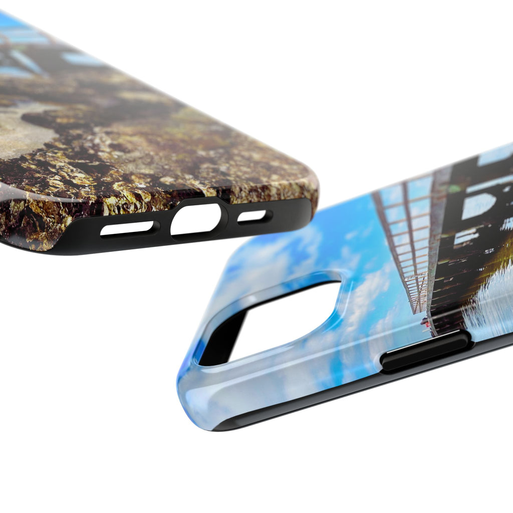 Coastal Pier & Oyster Rocks Phone Case