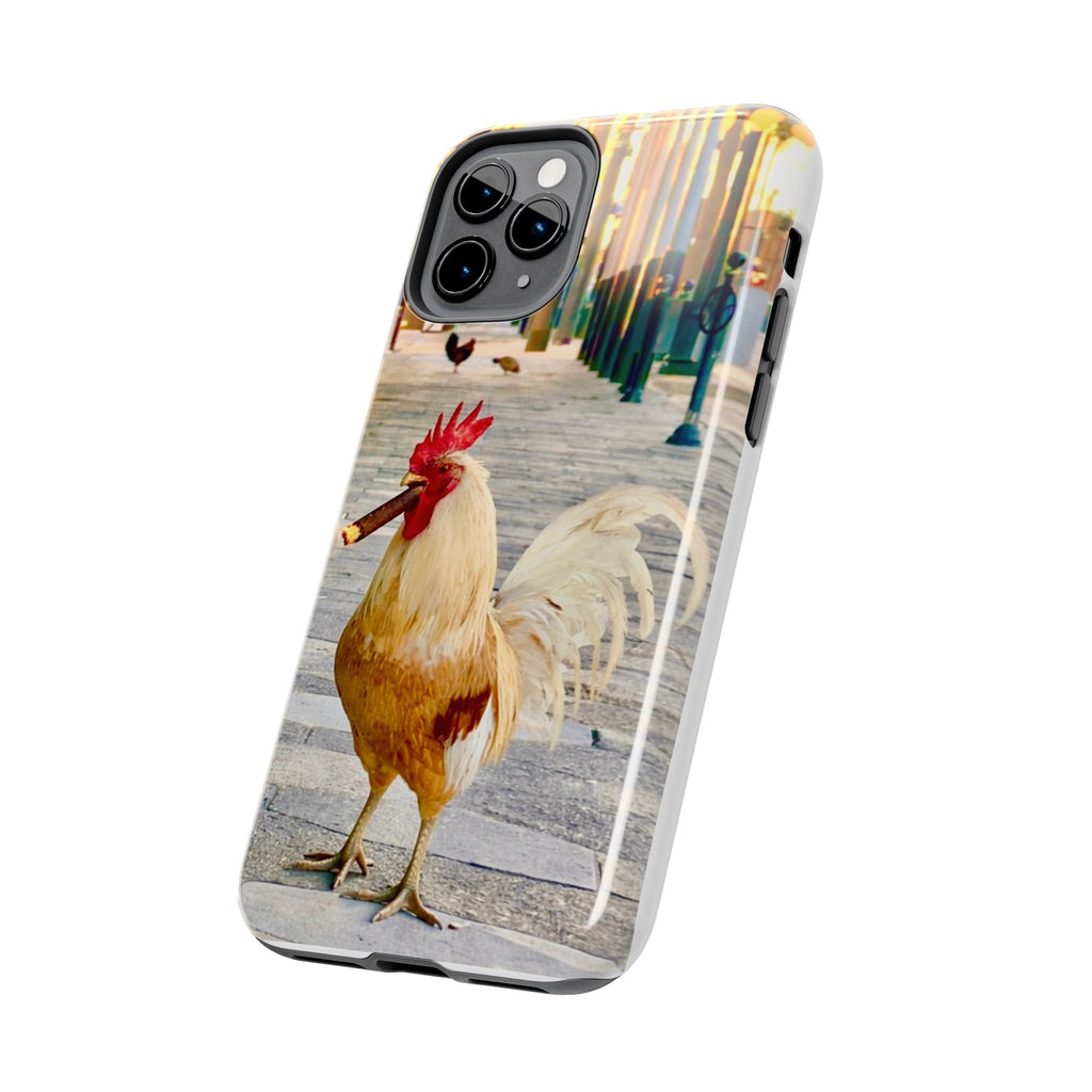 7th St Smoking Rooster Phone Case