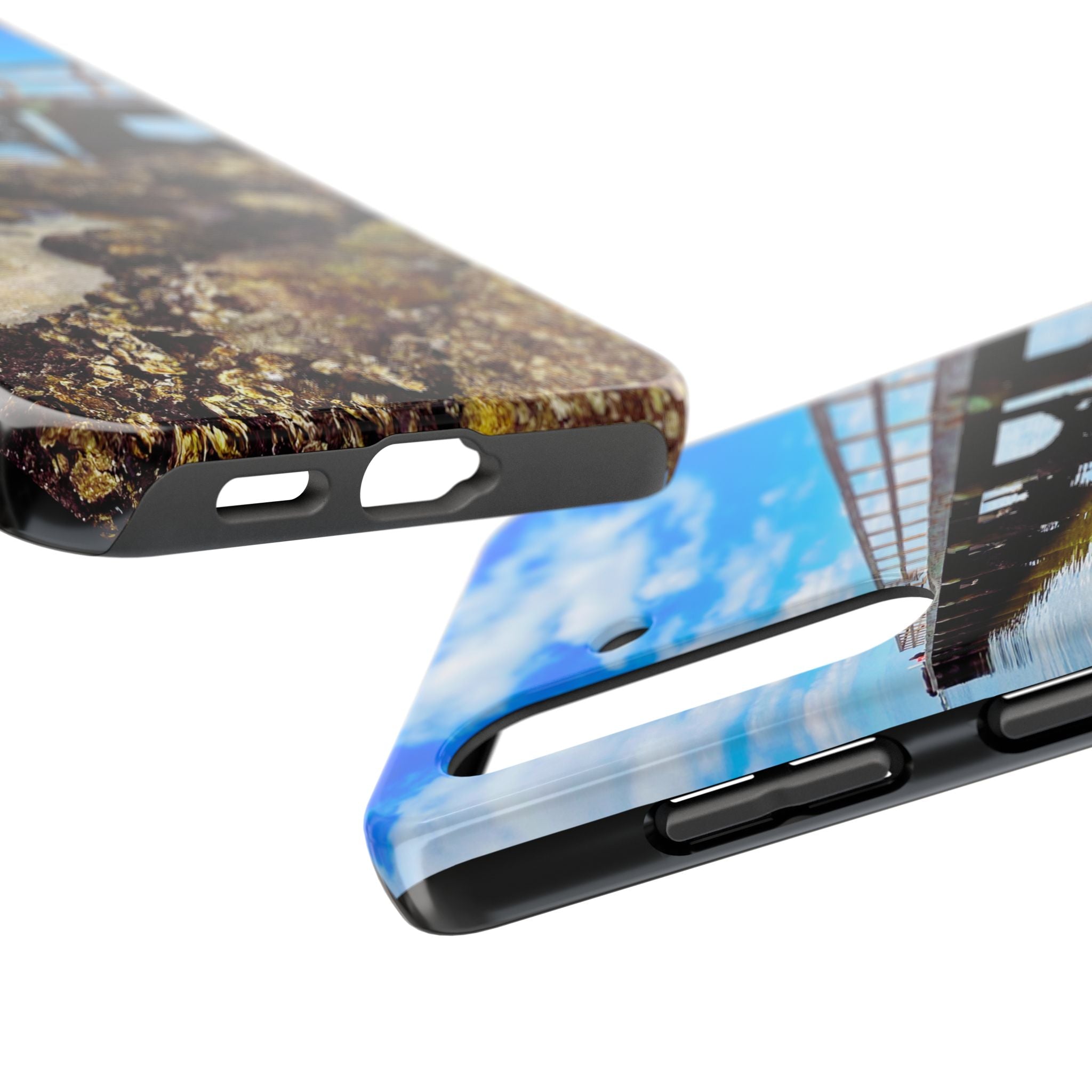 Coastal Pier & Oyster Rocks Phone Case
