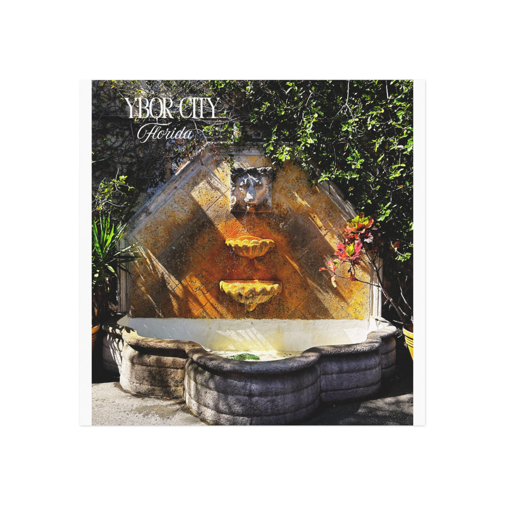 Ybor City Courtyard Fountain Magnet