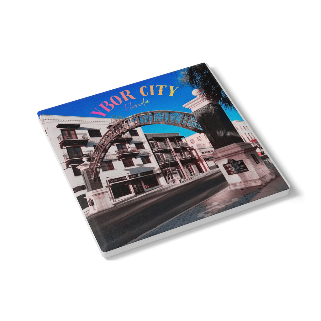 Ybor City Gateway Arch Ceramic Coaster