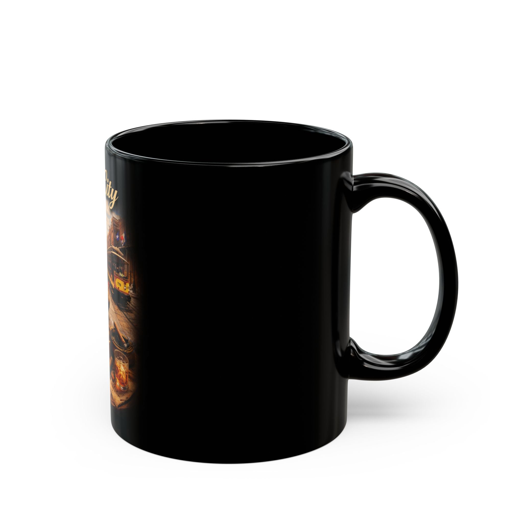 Ybor City Black Mug