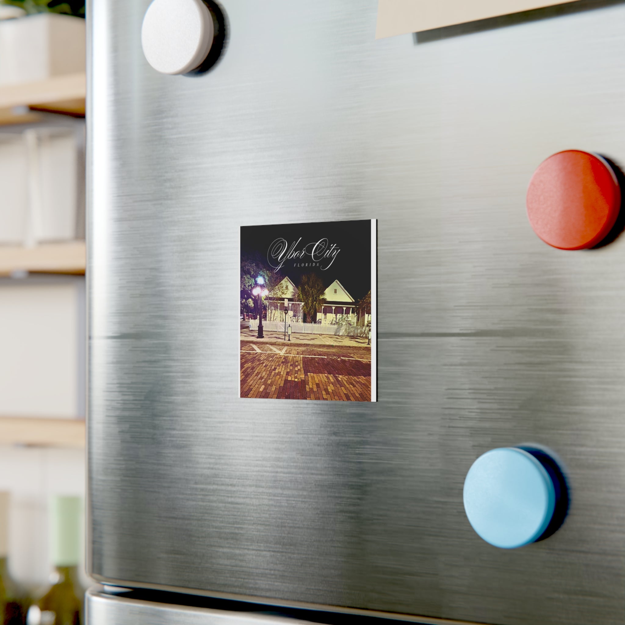 Ybor City Casitas at Night Magnet