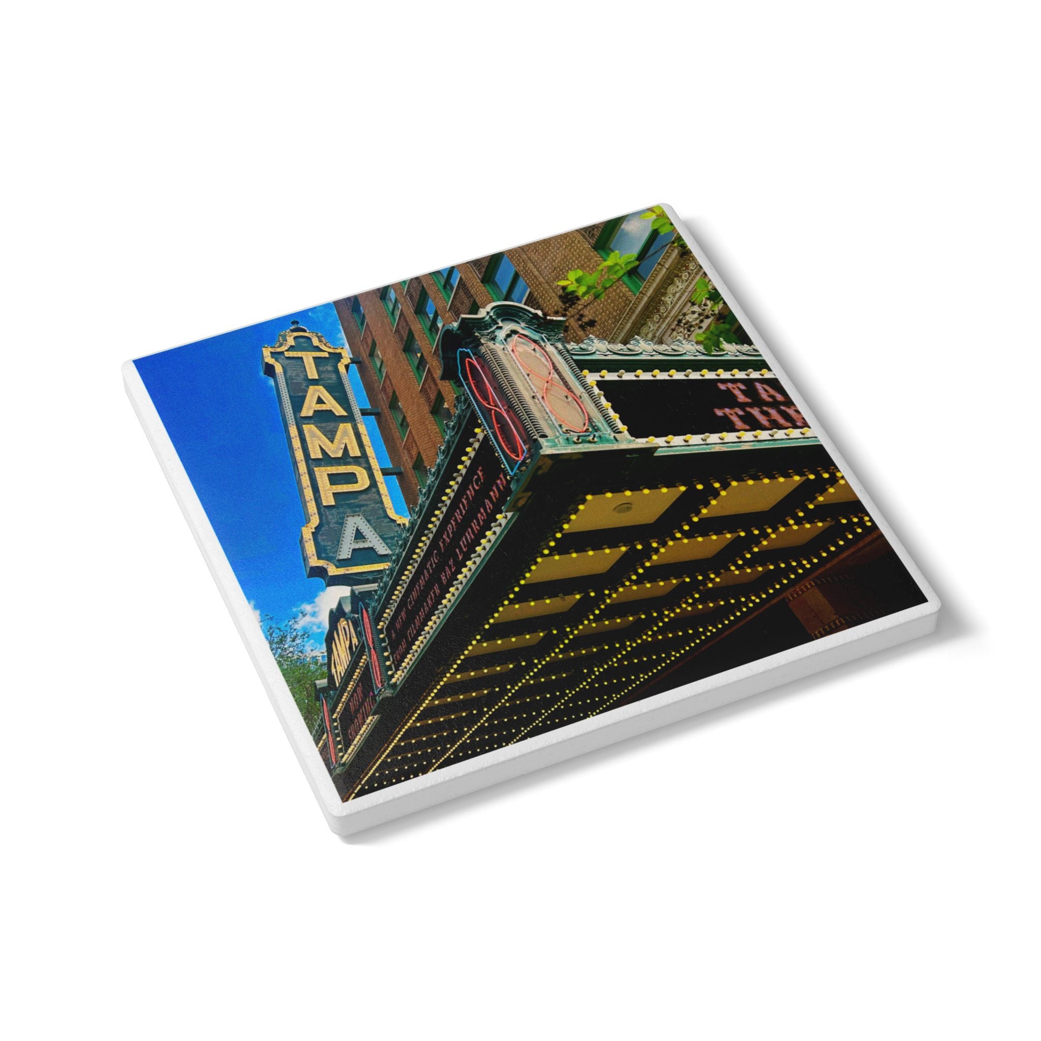 Tampa Theatre Marquee Coaster
