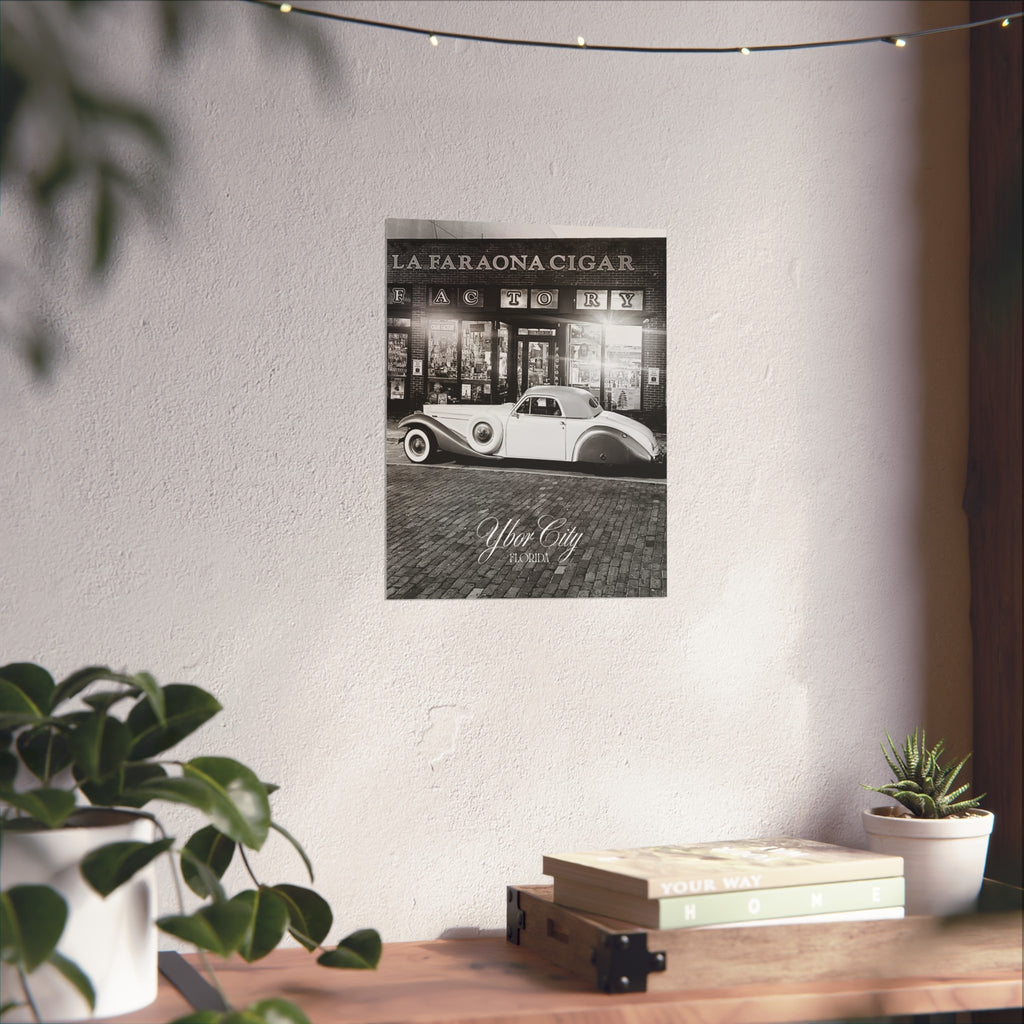Black and White Vintage Classic Car Wall Art