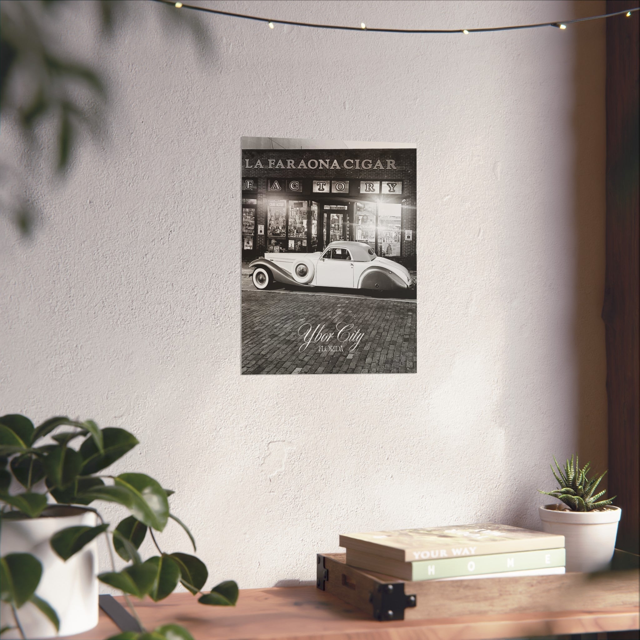 Black and White Vintage Classic Car Wall Art