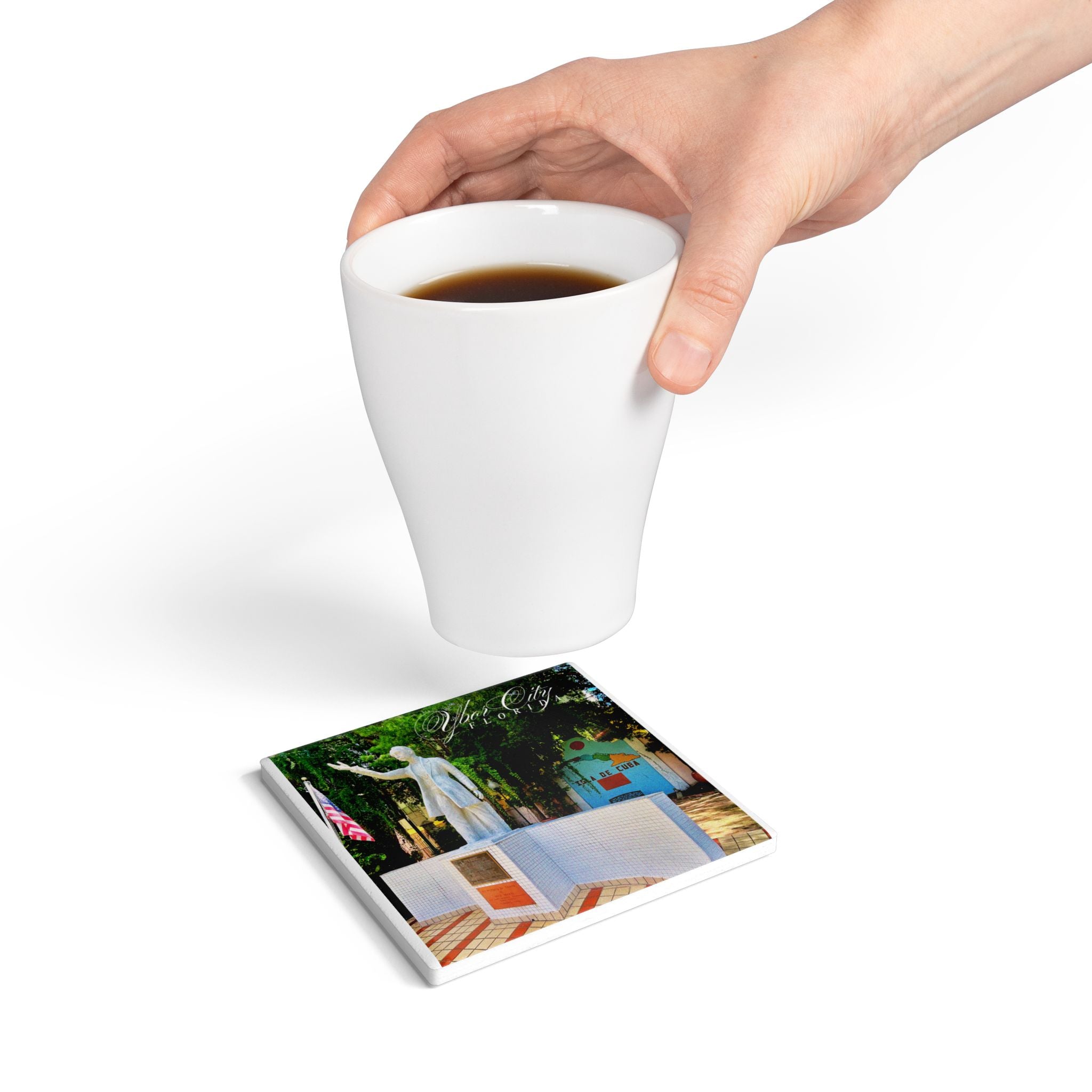José Martí Park Ceramic Coaster
