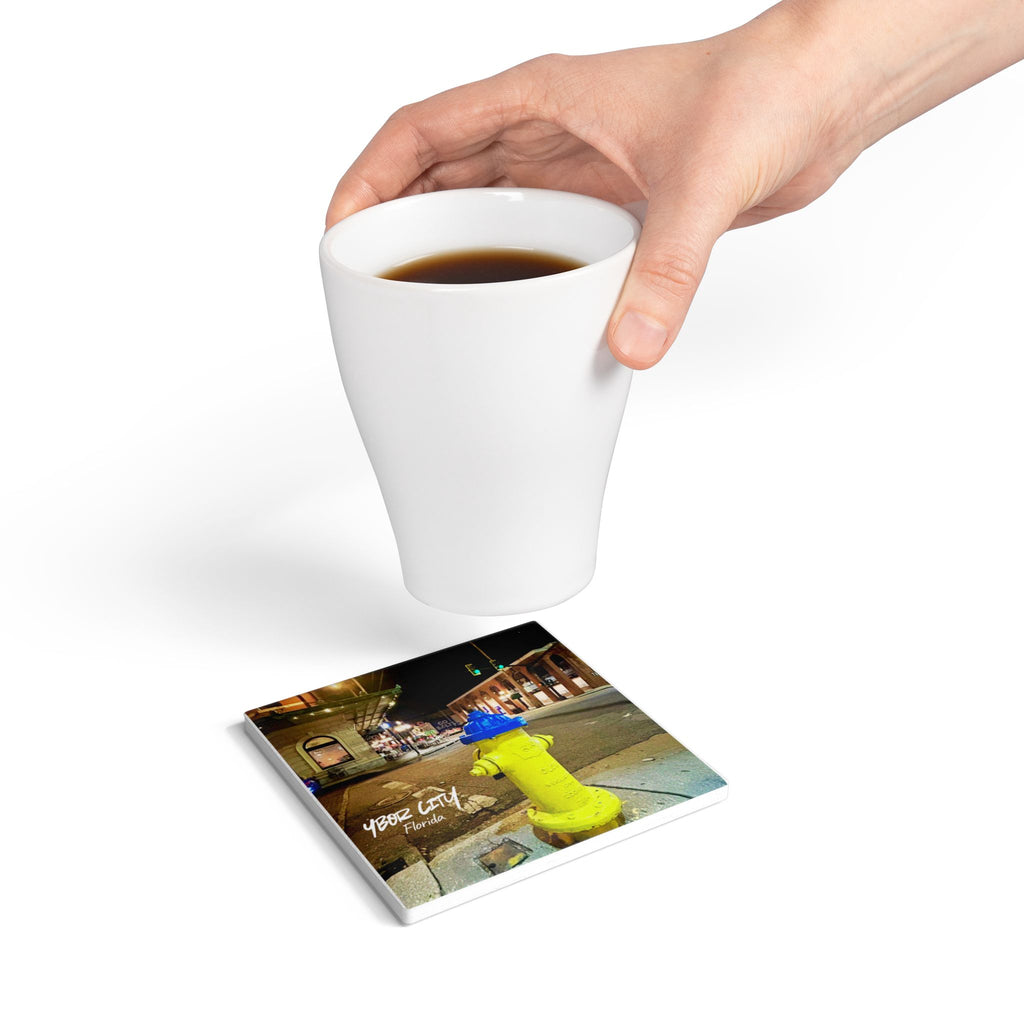 Ybor City Nightlife Ceramic Coaster