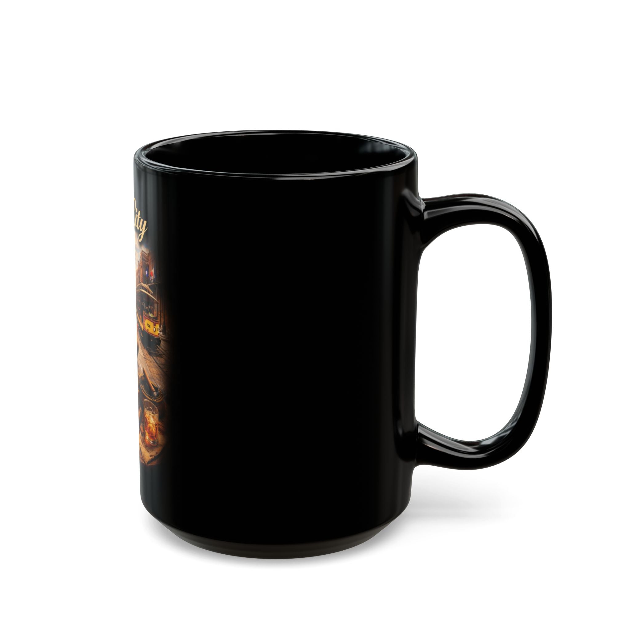 Ybor City Black Mug