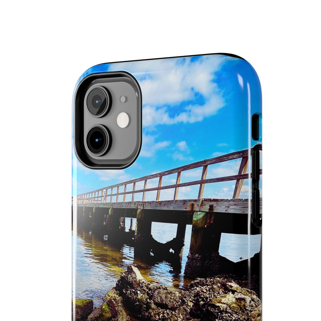 Coastal Pier & Oyster Rocks Phone Case