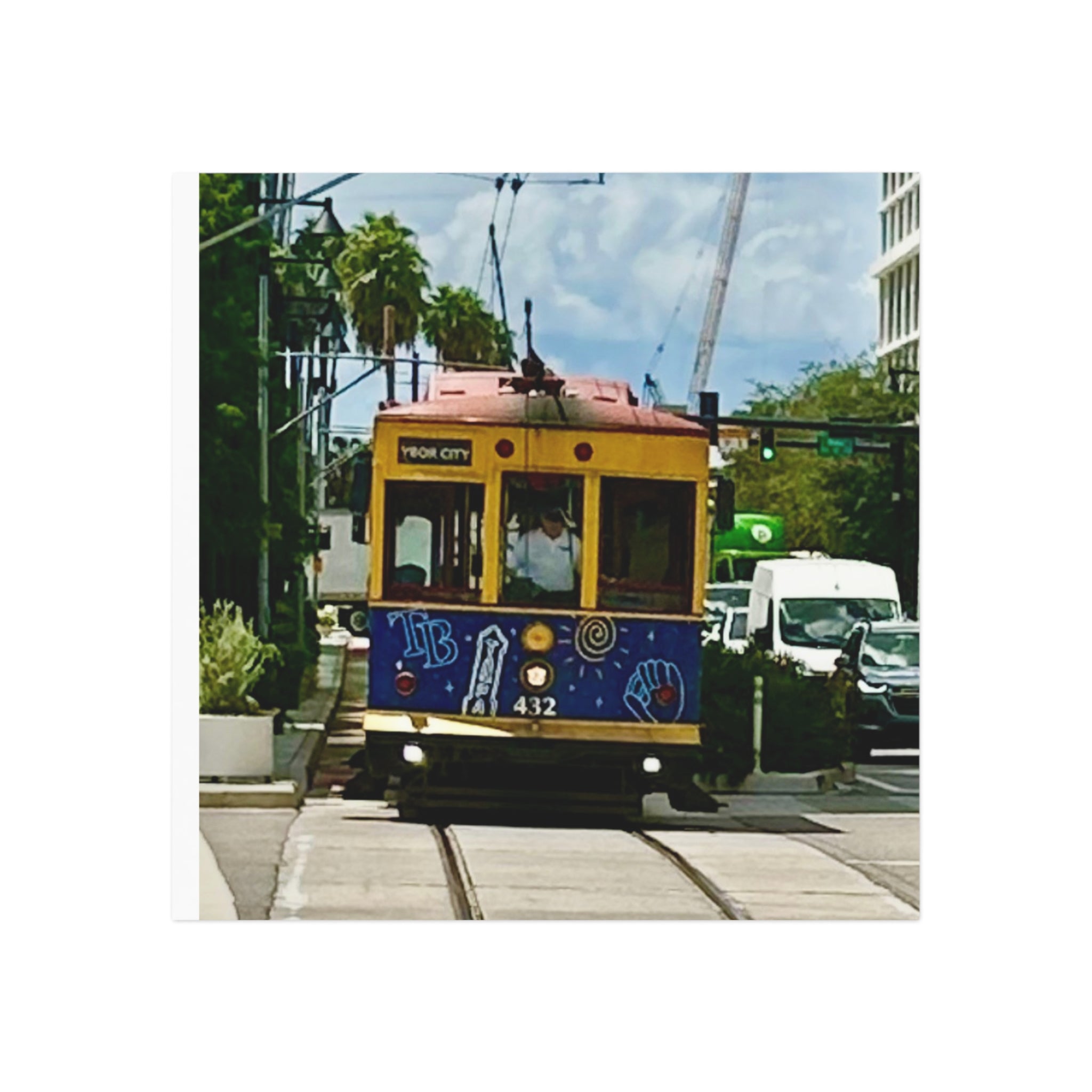 Tampa Streetcar Magnet