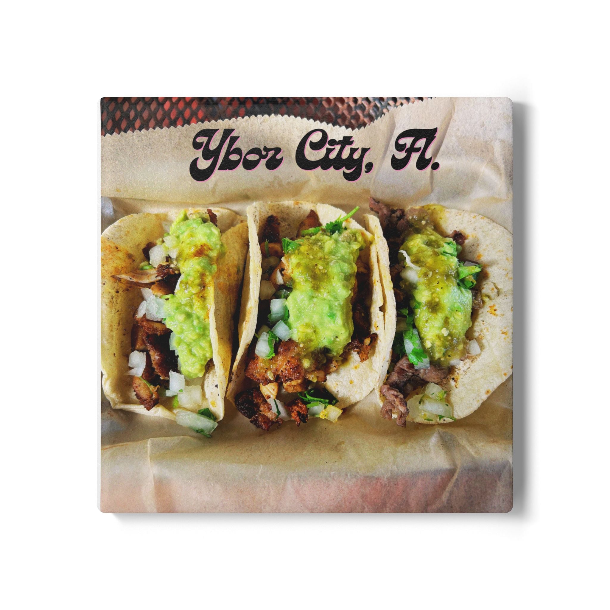 Jimmy’s Tacos, Ybor City Ceramic Coaster