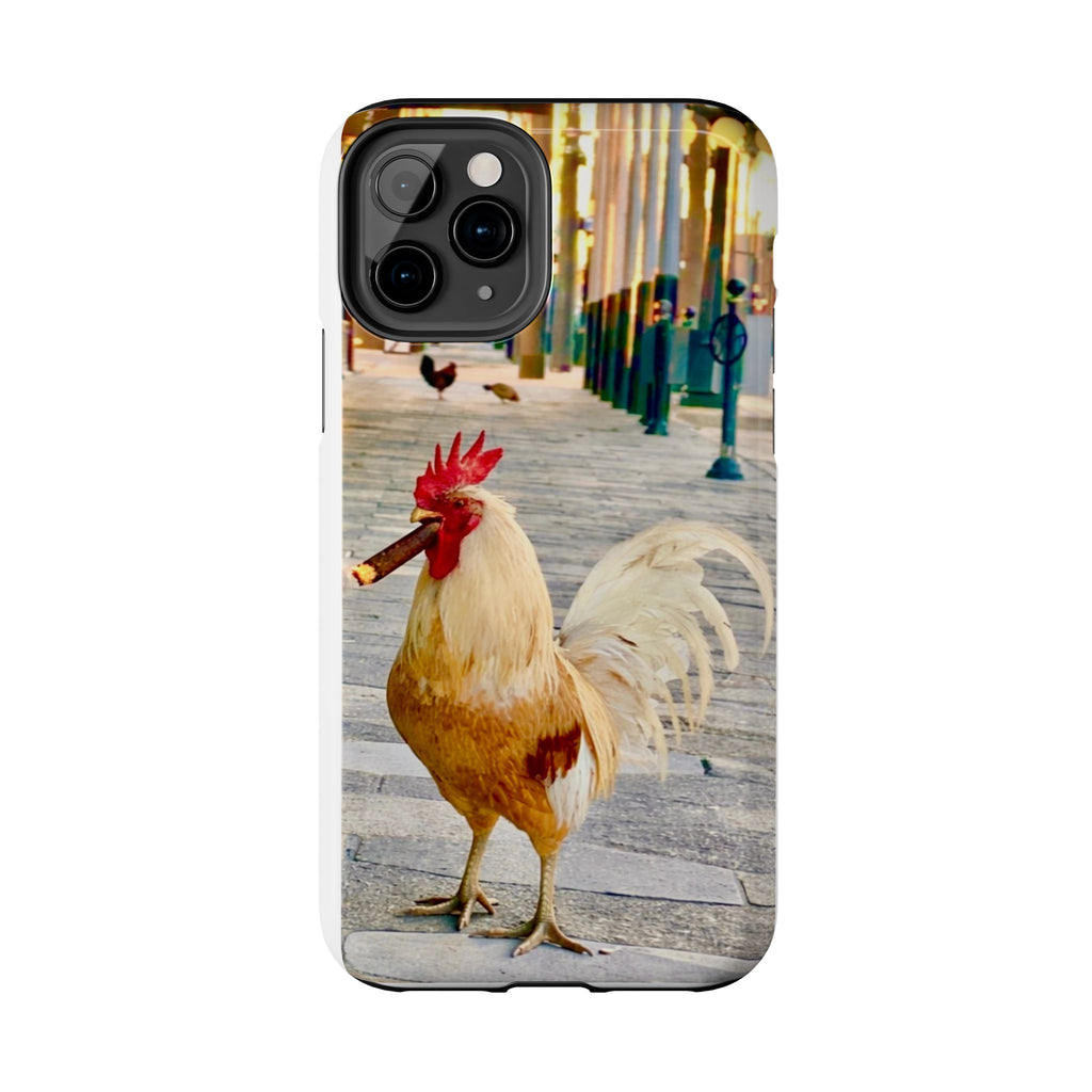 7th St Smoking Rooster Phone Case