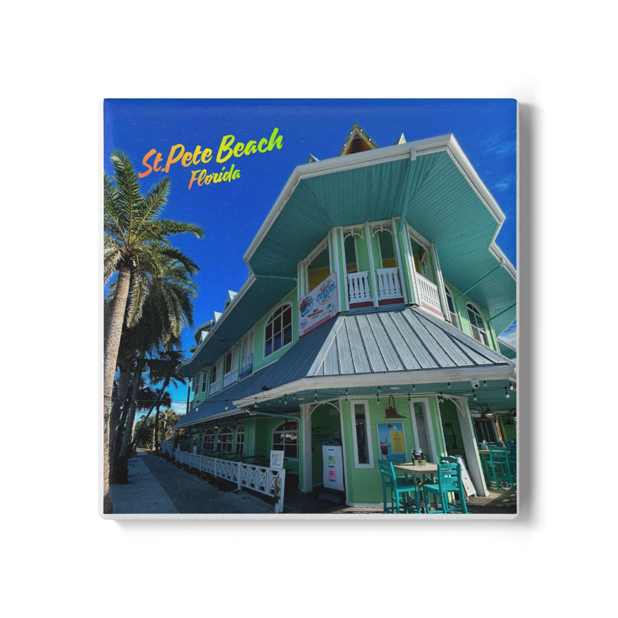 St. Pete Beach Florida Coastal Café Coaster