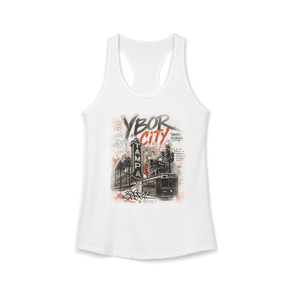 Ybor City Graffiti Style Woman's Tank T-Shirt