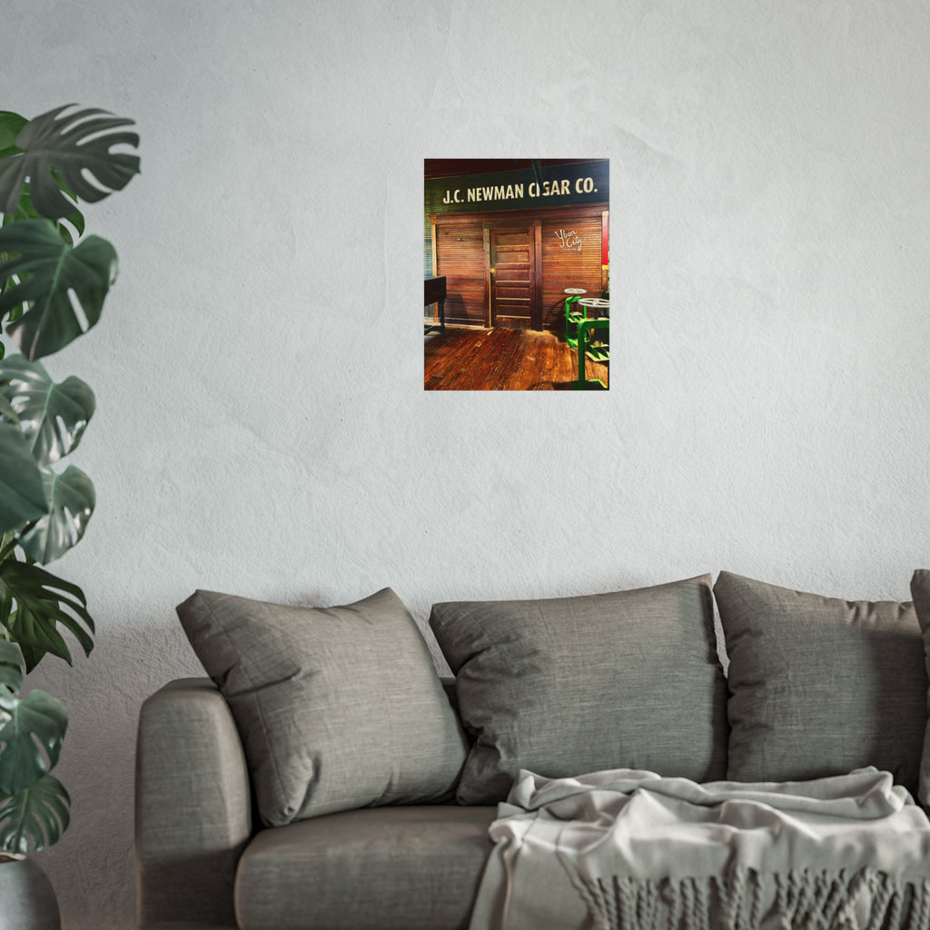 JC Newman Cigar Factory Vintage Door Wall Art