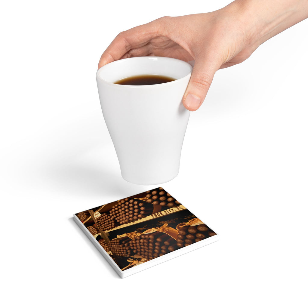 Ybor City Cigar Stack Coaster