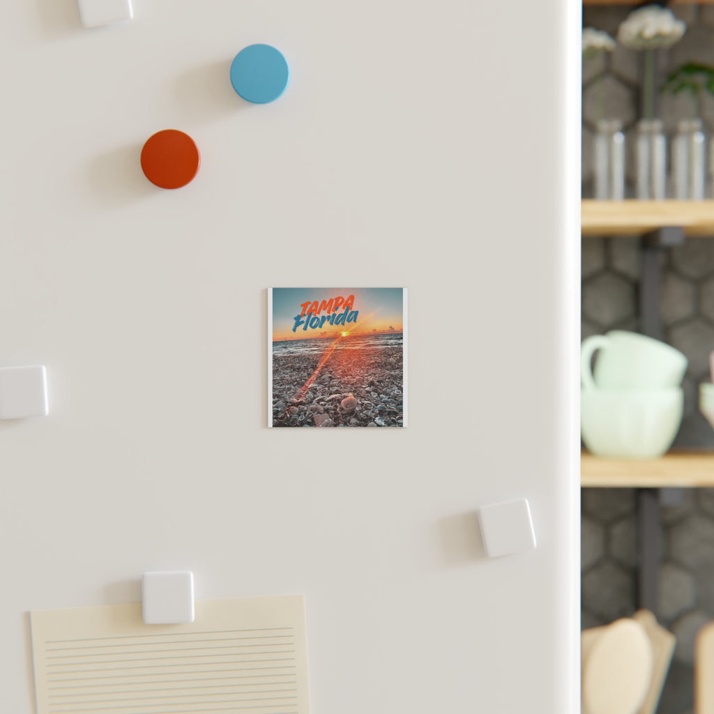 Tampa Florida Sunset Magnet
