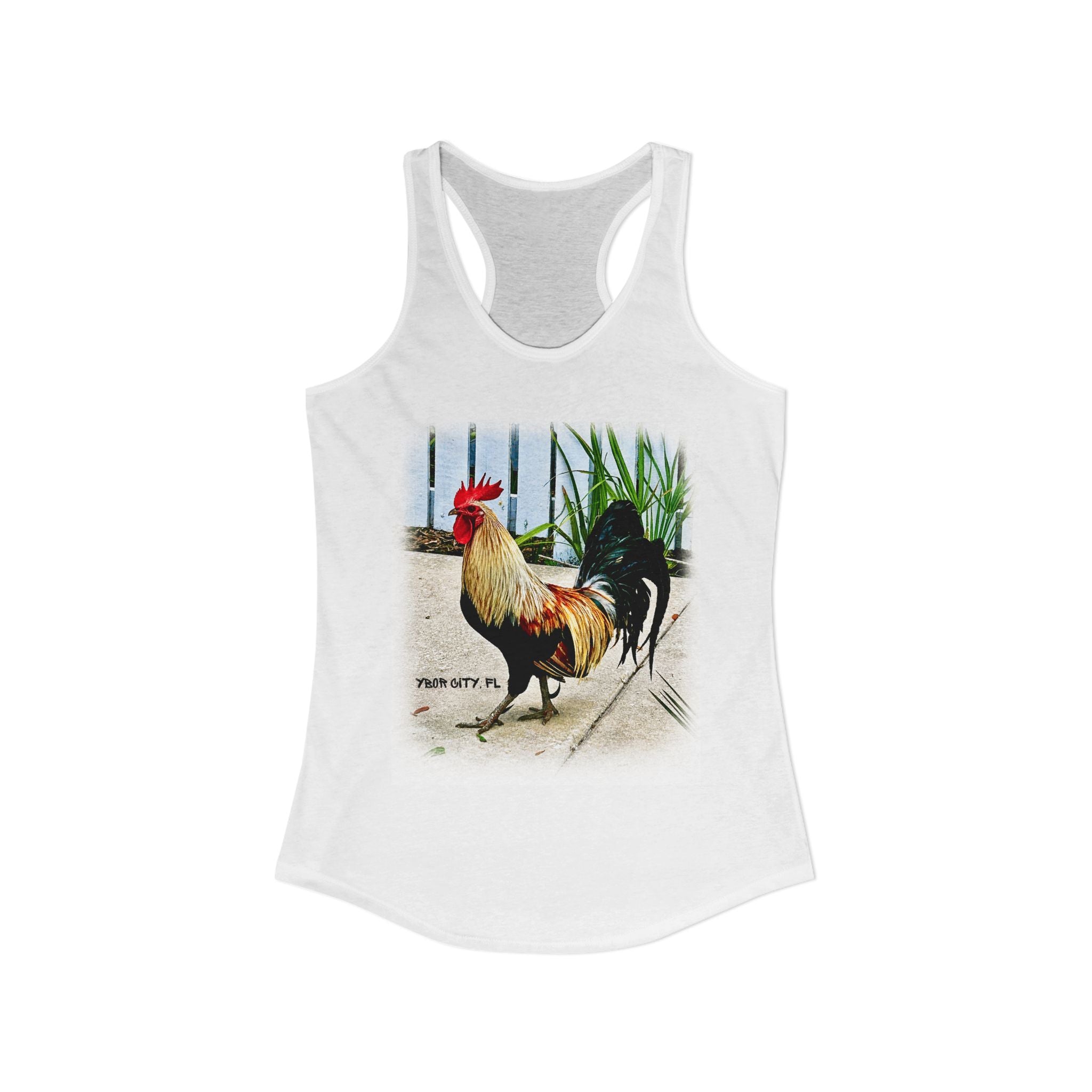 Ybor City Rooster Woman's Tank T-Shirt