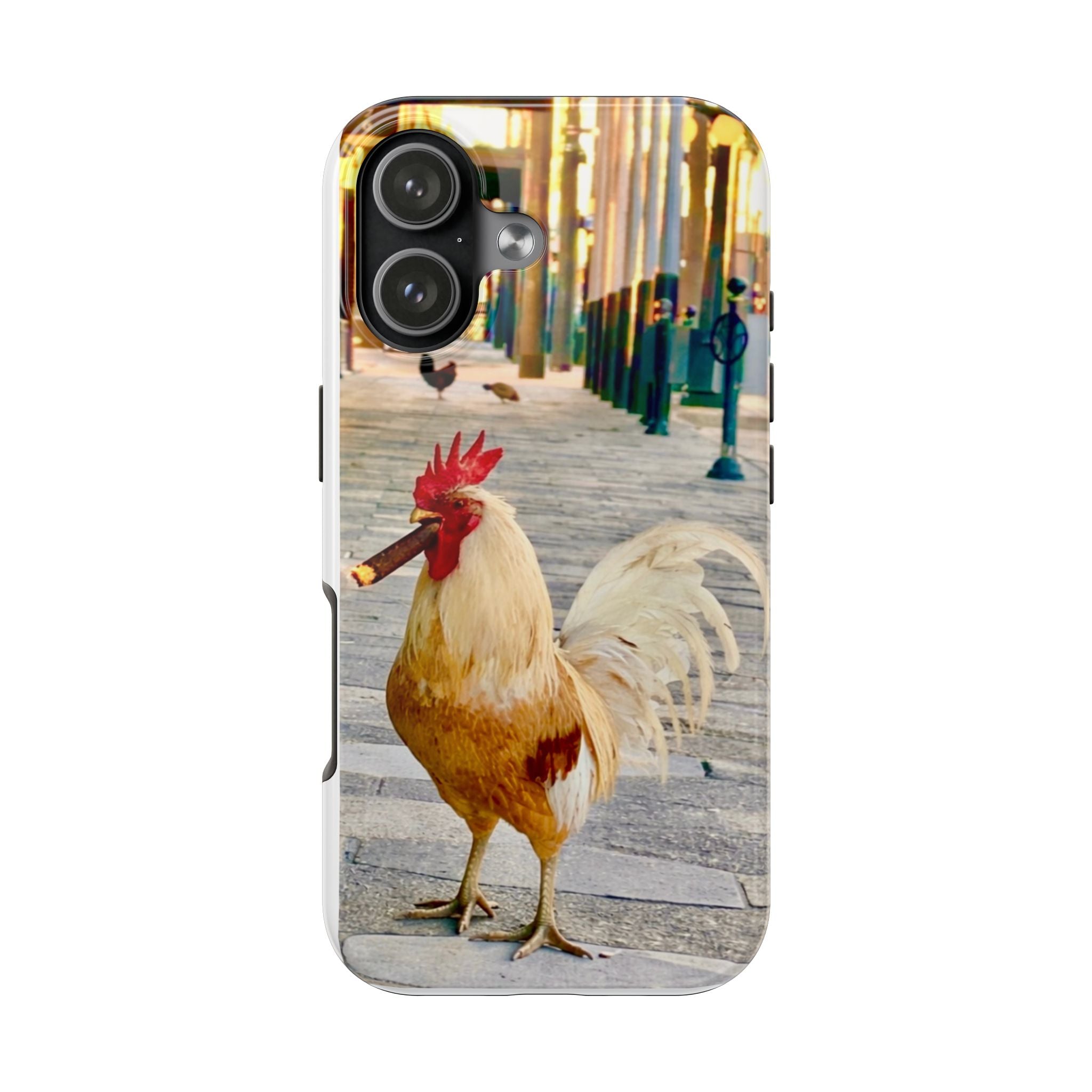 7th St Smoking Rooster Phone Case